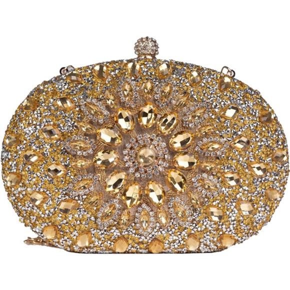 NEW With Tags Evening Bag Clutches Cross Body Bags for Women Clutch Purses - Picture 1 of 5